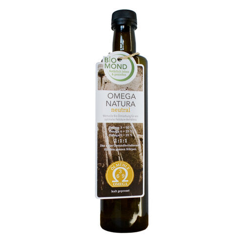 Bio Omega-Natura 500ml, hochwertige Omega 3/6/9 Bio-Speiseölmischung