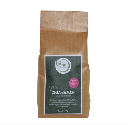 BIO Chia-Samen Premium 400g, Glutenfrei, vegan