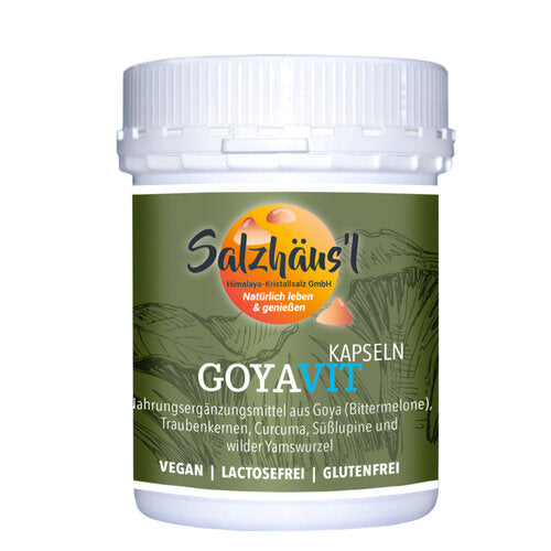 GOYAVIT Bittermelone Kapseln 240 Stück + Curcuma / Traubenkernmehl / Yams
