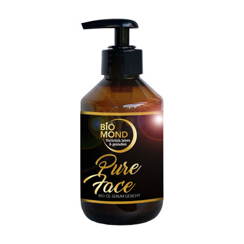 BIO PURE FACE OIL 200ml, Gesichtsöl Hautöl Serum vegan