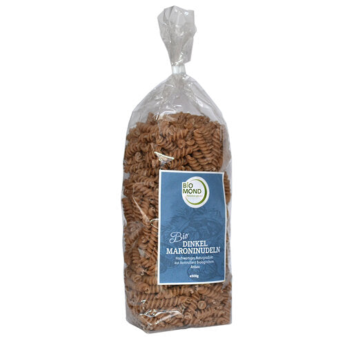 Bio Dinkel Maroni Nudeln 250g, Urdinkel, Kastanien, ohne Ei