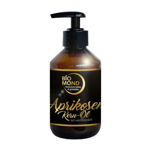 Bio Aprikosenkernöl 200ml, Hautöl 100% natürlich vegan