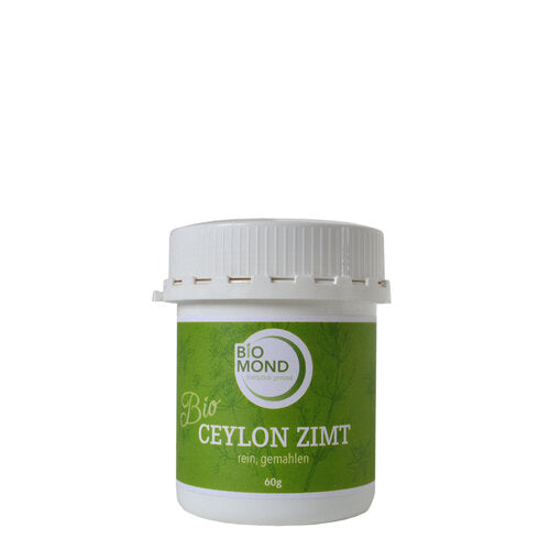 BIO Ceylon Zimt 60g, rein gemahlen, süßlich, mild