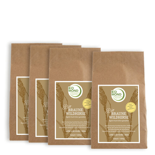 BIO Braune Wildhirse 3 + 1, 1000g, tagesfrisch gemahlen