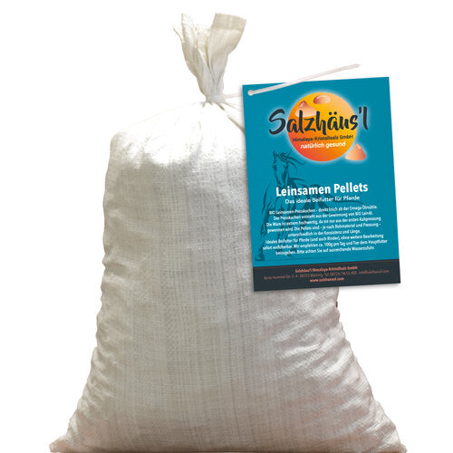 Bio-Leinsamen Pellets 10kg, Pferdenahrung