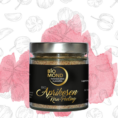 Biokraft Natura 8, 200g Aprikosenkernpeeling, Aprikosenkerne gemahlen