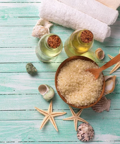 Salzpeeling Körperpeeling 500ml, Scrub Saunasalz