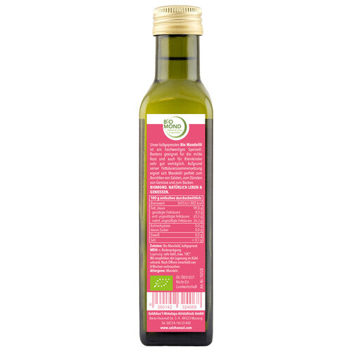 BIO Mandelöl 250ml, Speiseöl, kaltgepresst