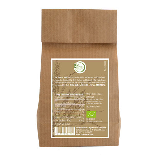 Bio Kamut Urweizen 1000g, Vollkornmehl, Khorasan-Weizen