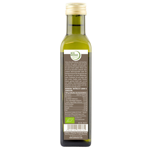 BIO Olivenöl 250ml, BIOMOND, extra nativ, Spanien / kalt gepresst