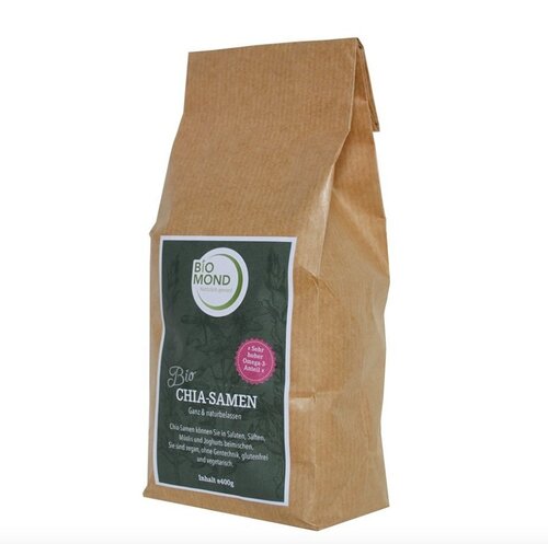 BIO Chia-Samen Premium 400g, Glutenfrei, vegan