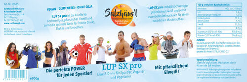 LUP SX Pro Sport 900 g Protein Pulver, Shake Muskelaufbau