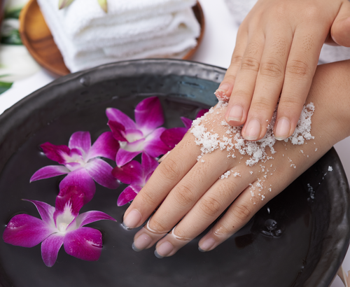 Salzpeeling Körperpeeling 500ml, Scrub Saunasalz