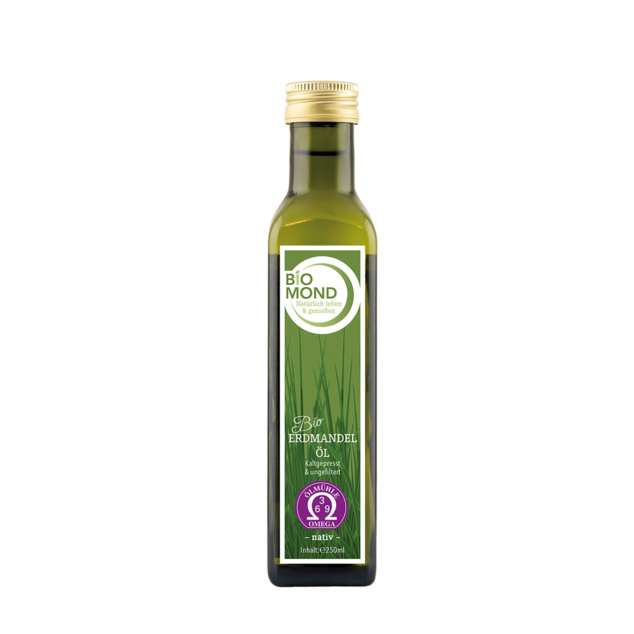 Bio Erdmandelöl 250ml, kaltgepresst, ungefiltert