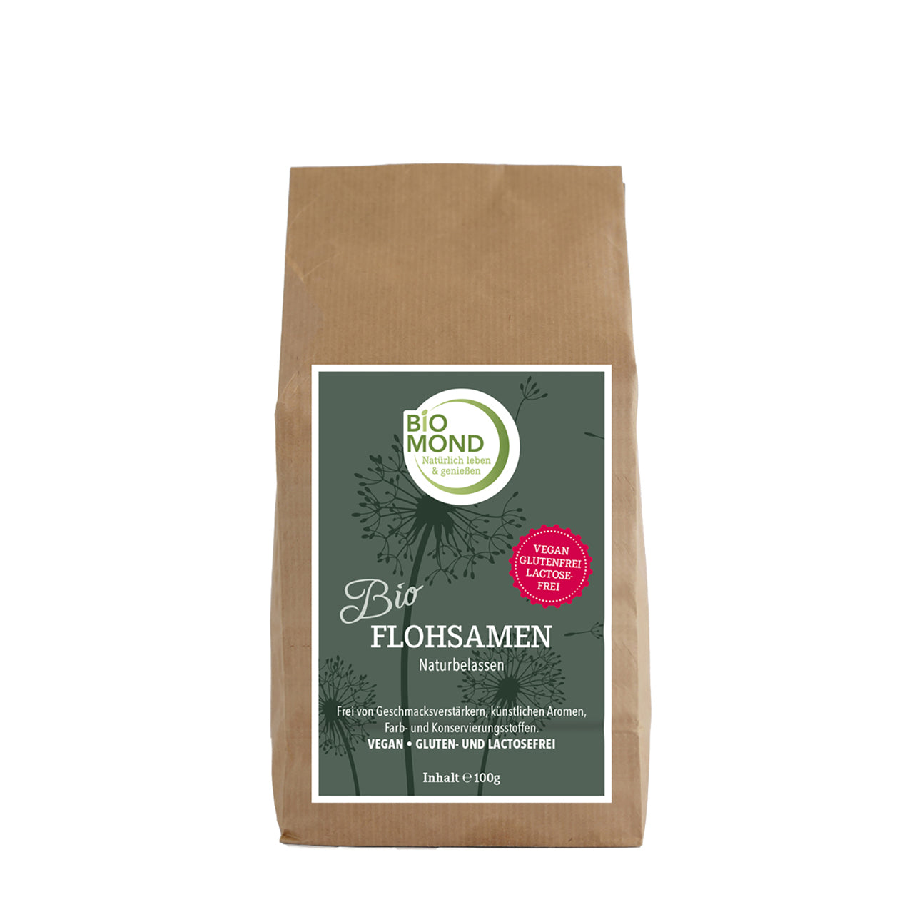 Bio Flohsamen 100g, ganz