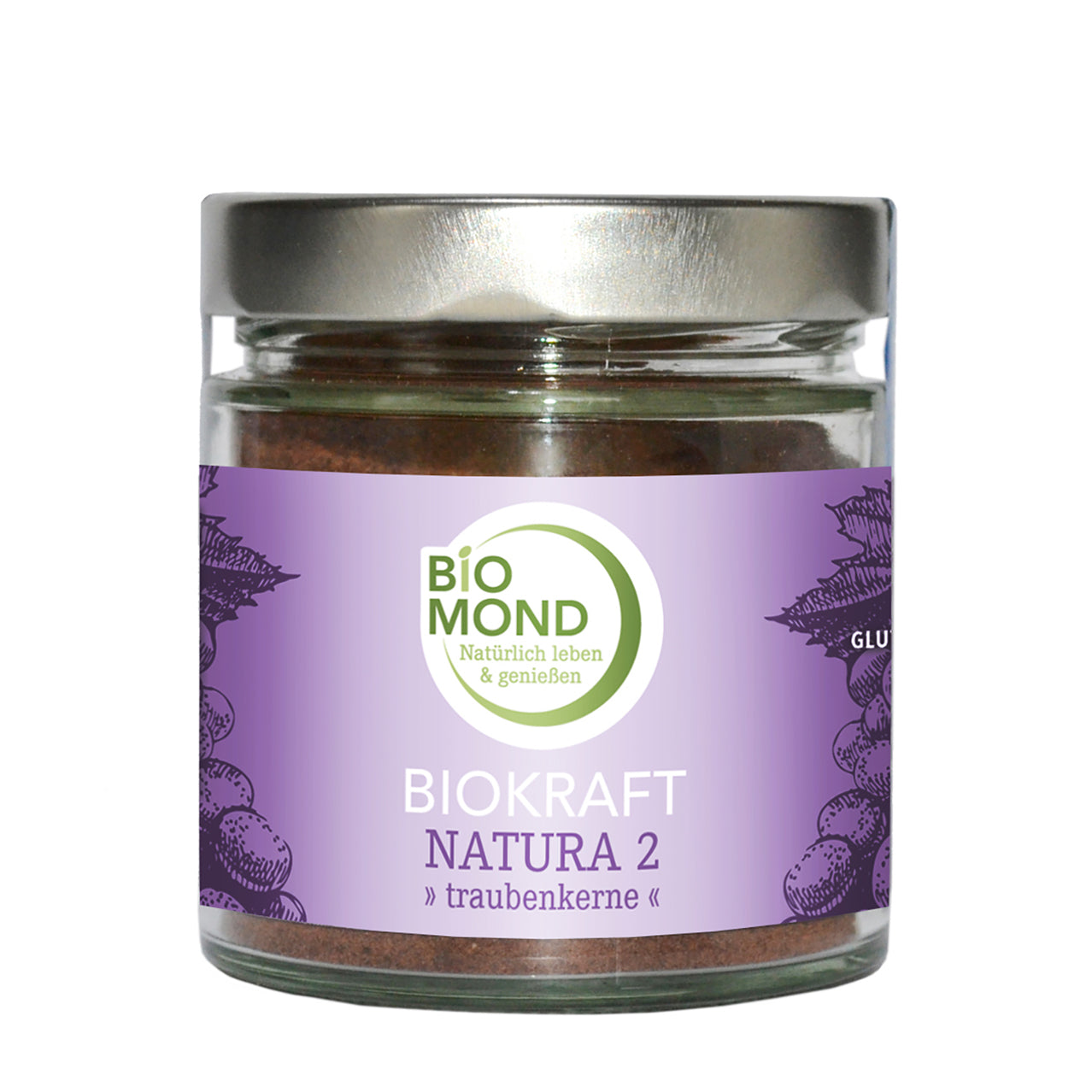 Biokraft Natura 2, 200g, Traubenkern-Pulver
