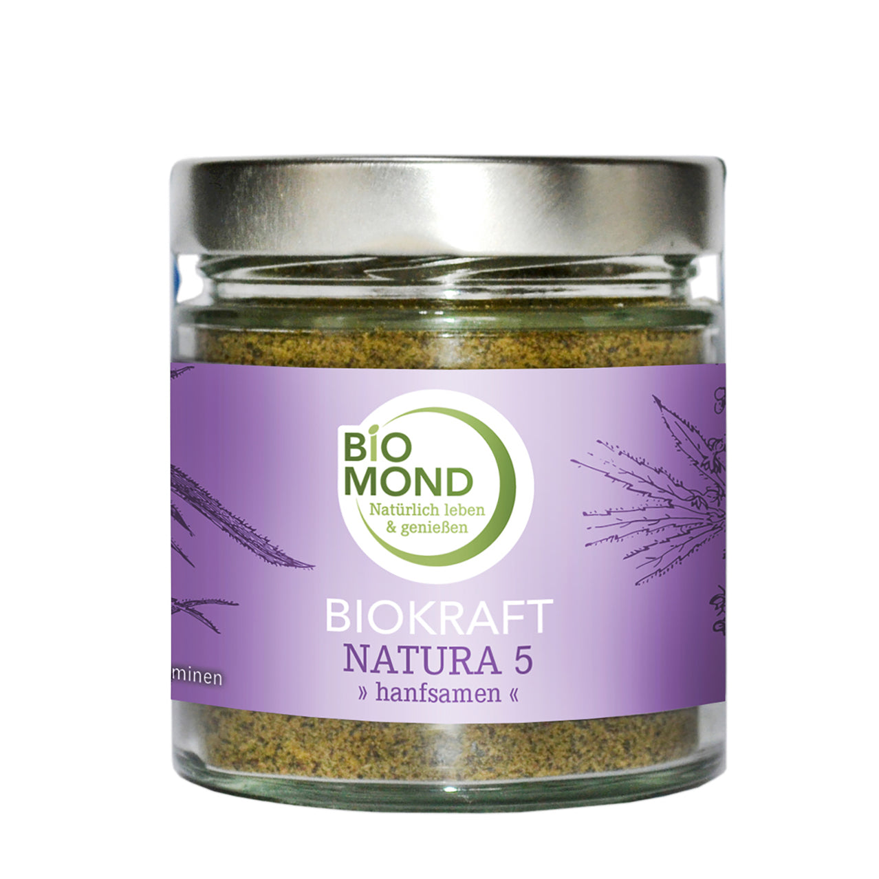 Biokraft Natura 5, 200g, Hanf-Proteinpulver