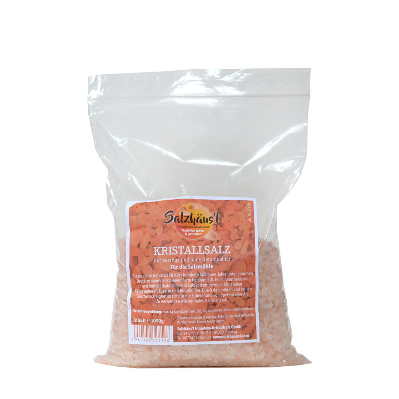 Kristallsalz granuliert 1090g, Nachfüllpack