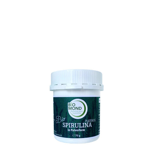 BIO Spirulina Platensis 70g, Algen Pulver Premium