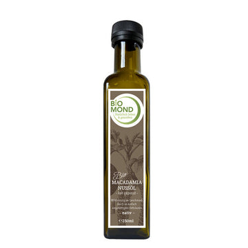 Bio Macadamianussöl 250 ml, kaltgepresst, nativ