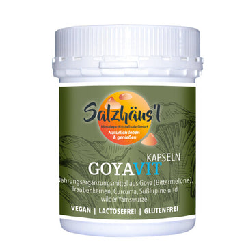 GOYAVIT Bittermelone Kapseln 240 Stück + Curcuma / Traubenkernmehl / Yams