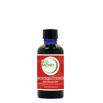 Bio-Mohnblütenöl 50 ml, Basis Olivenöl