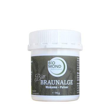 BIO Braunalge Wakame 70 g, Pulver, Apothekerqualität