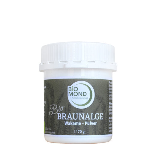 BIO Braunalge Wakame 70g, Pulver, Apothekerqualität