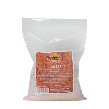 Kristallsalz feingemahlen 1090 g, Nachfüllpack im Karton
