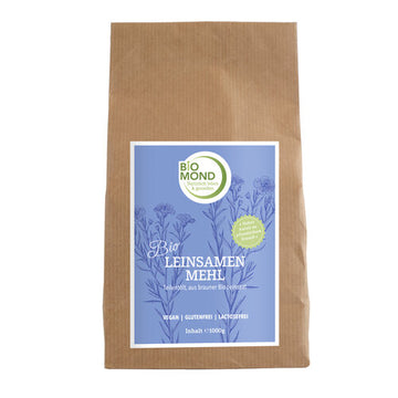 BIO Leinsamenmehl 1000 g, Leinmehl, teilentölt