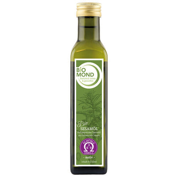 BIO Sesamöl 250ml, schwarzer Sesam kaltgepresst