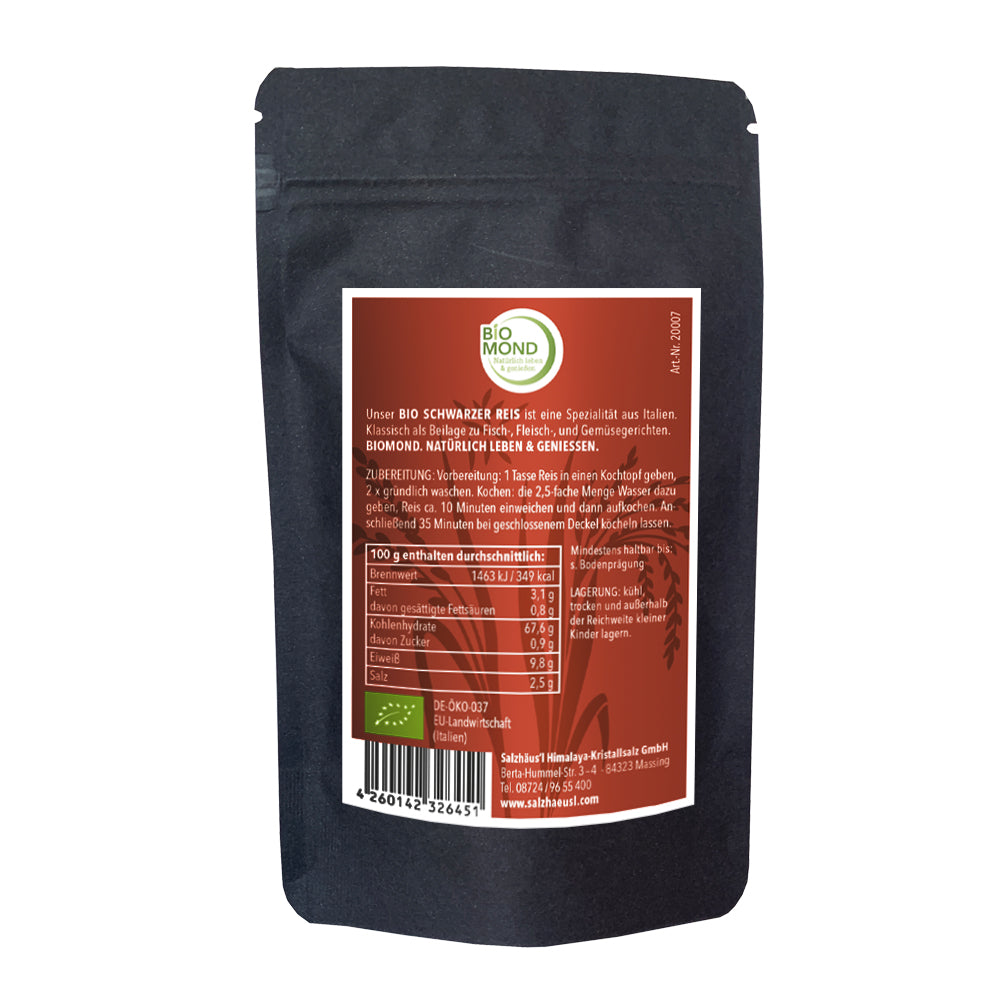 Bio-schwarzer Reis 500g, "Nerone"
