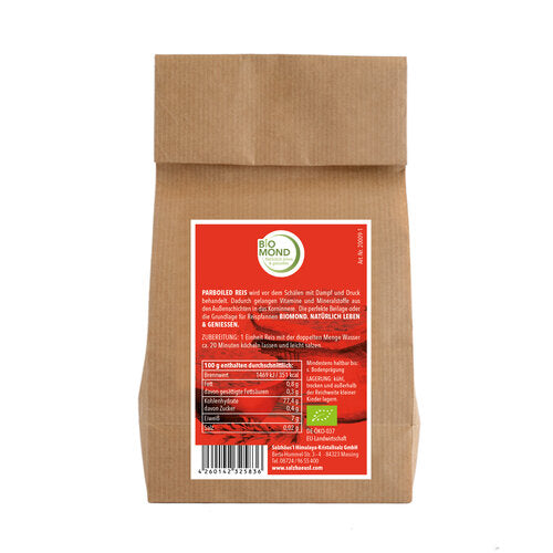 Bio Parboiled Reis 500g, Langkornreis