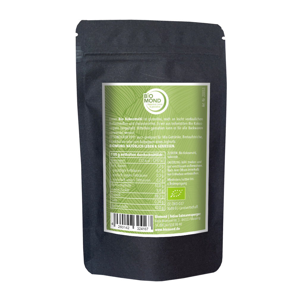 BIO Kokosmehl 500g, Kokosnussmehl / Virgin Coconut