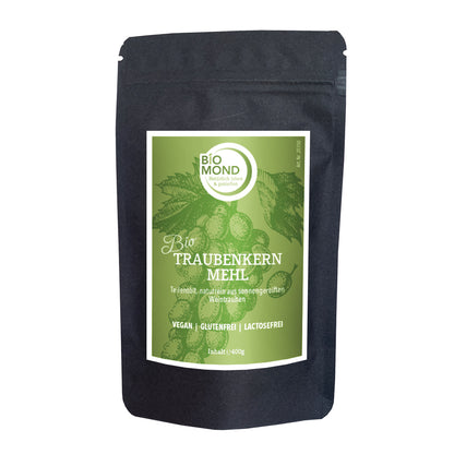 BIO Traubenkernmehl 400g tagesfrisch, mittelfein, OPC