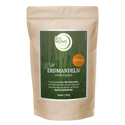 Bio Erdmandeln 500g, fein gemahlen