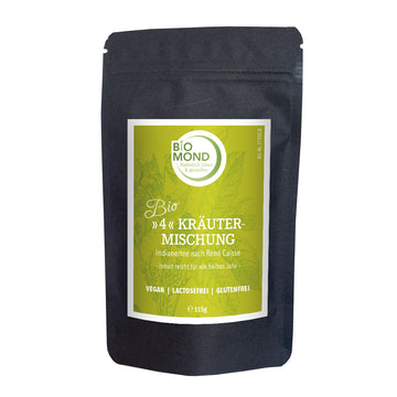 Bio *4*- Kräutermischung 115 g,*Indianertee* René Caisse
