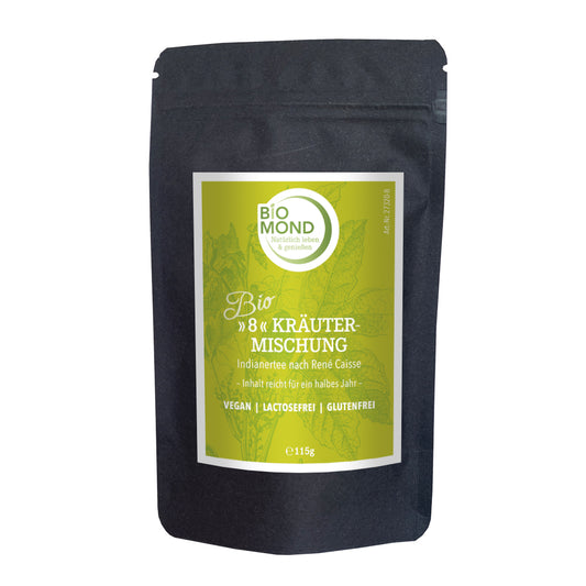 Bio *8*- Kräutermischung 115g,*Indianertee* René Caisse