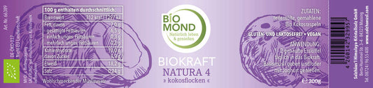 Biokraft Natura 4, 200g, Kokosflocken
