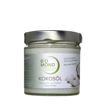 Bio Kokosöl, zum Kochen, aus frischen Kokosnüssen