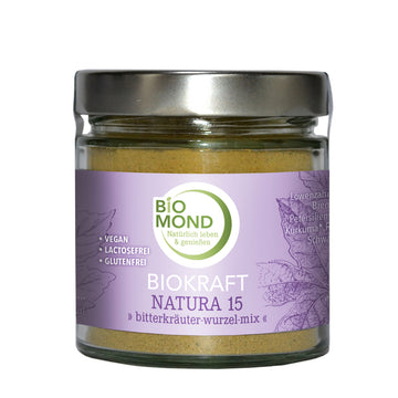 Biokraft Natura 15, 150 g, Bitterkräuter Wurzel-Mix Pulver