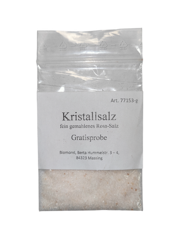 Kristallsalz feingemahlen GRATIS, ab 20 € Warenwert
