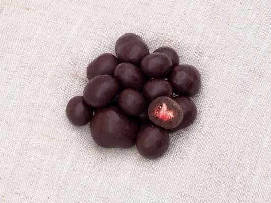 Bio Erdbeere in Zartbitter-Schokolade, 50g