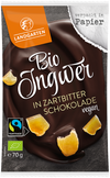 Bio Ingwer in Zartbitter-Schokolade, 70 g