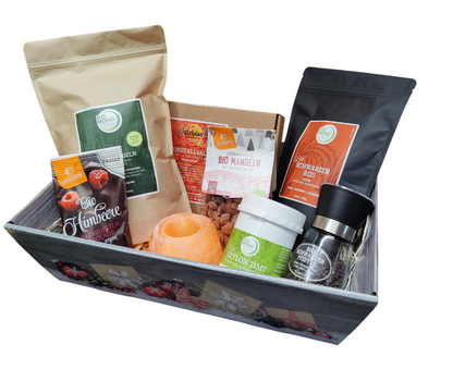 Geschenkset für Weinachten, Lebensmittel