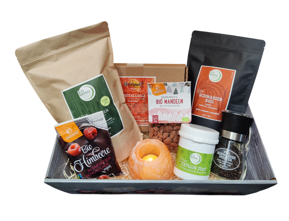 Geschenkset für Weinachten, Lebensmittel