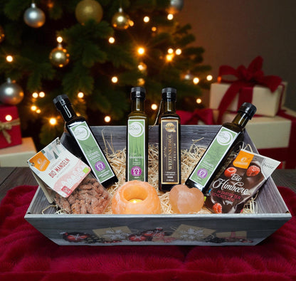 Geschenkset für Weinachten, feine Ölvielfalt