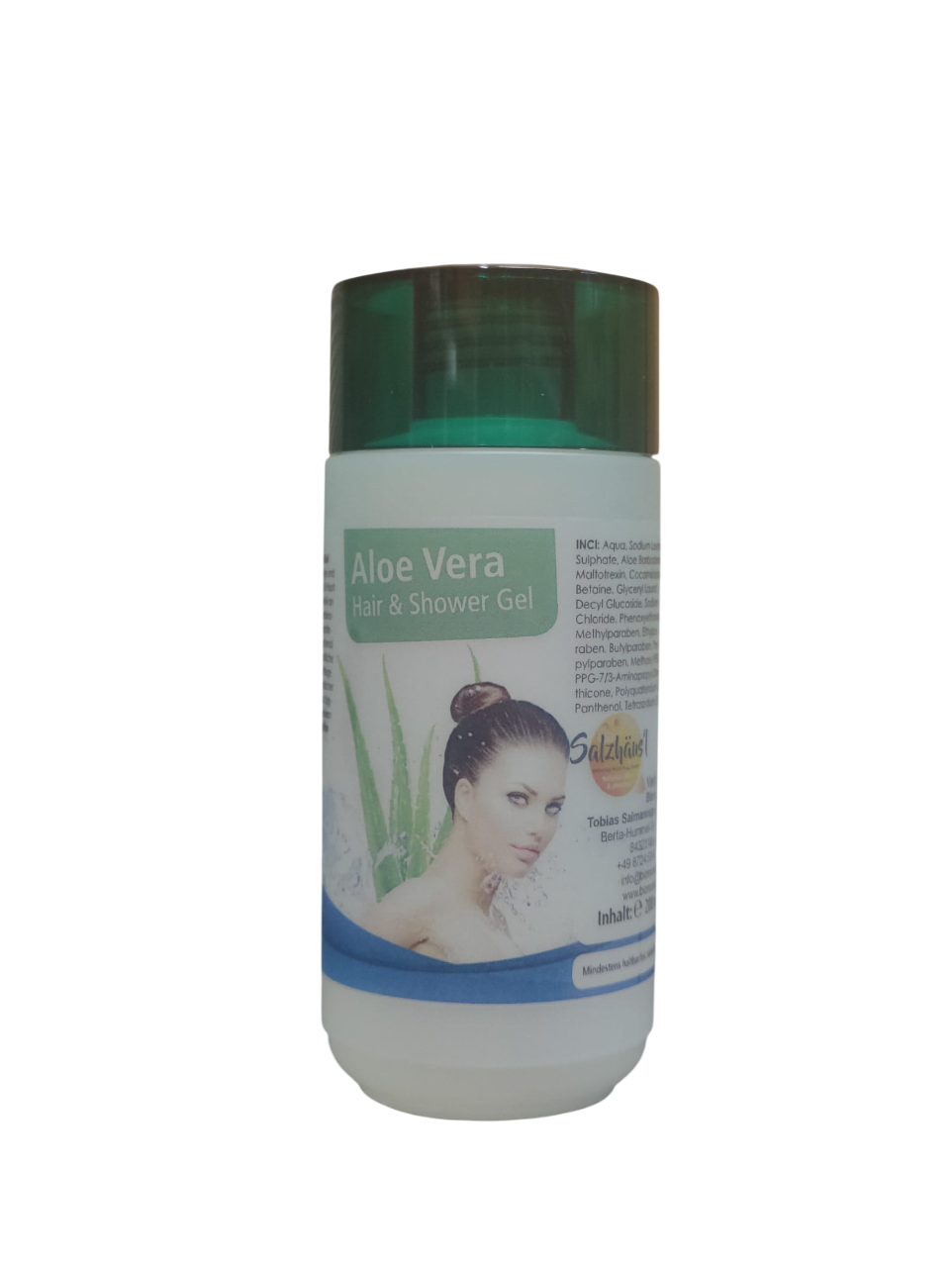 Aloe Vera Duschgel 200ml – milde Pflege für Haut & Haar, 20 % Aloe Vera