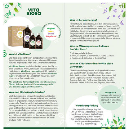 VITA BIOSA Kräuter 3000 ml BOX Original Kräuter Fermentgetränk