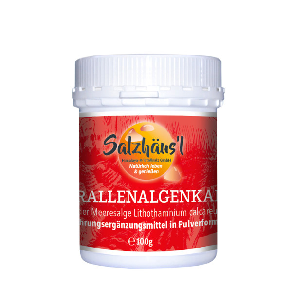 Lithothamnium Calcareum, Rotalge, Meereskoralle, Calzium Pulver - 100 g / SALZHÄUS`L